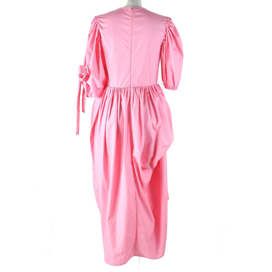 CECILIE BAHNSEN one piece 22RTW10014 Main: 100% cotton pink DELANY DRESS Women Used Authentic