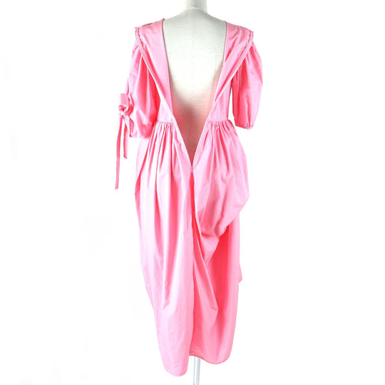CECILIE BAHNSEN one piece 22RTW10014 Main: 100% cotton pink DELANY DRESS Women Used Authentic