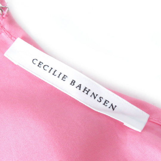 CECILIE BAHNSEN one piece 22RTW10014 Main: 100% cotton pink DELANY DRESS Women Used Authentic