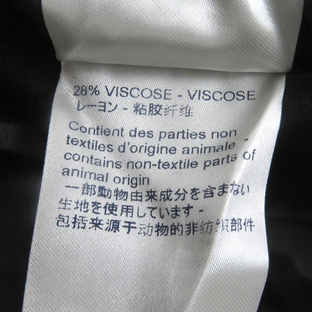 LOUIS VUITTON Jacket Outer: 82% cotton, Outer: 10% wool, Outer: 8% silk, Lining: 40% cupra, Lining: 32% cotton black mens 52 Used Authentic