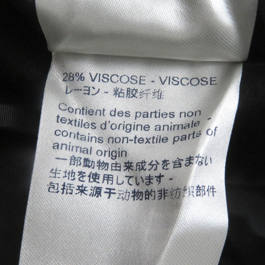 LOUIS VUITTON Jacket Outer: 82% cotton, Outer: 10% wool, Outer: 8% silk, Lining: 40% cupra, Lining: 32% cotton black mens 52 Used Authentic