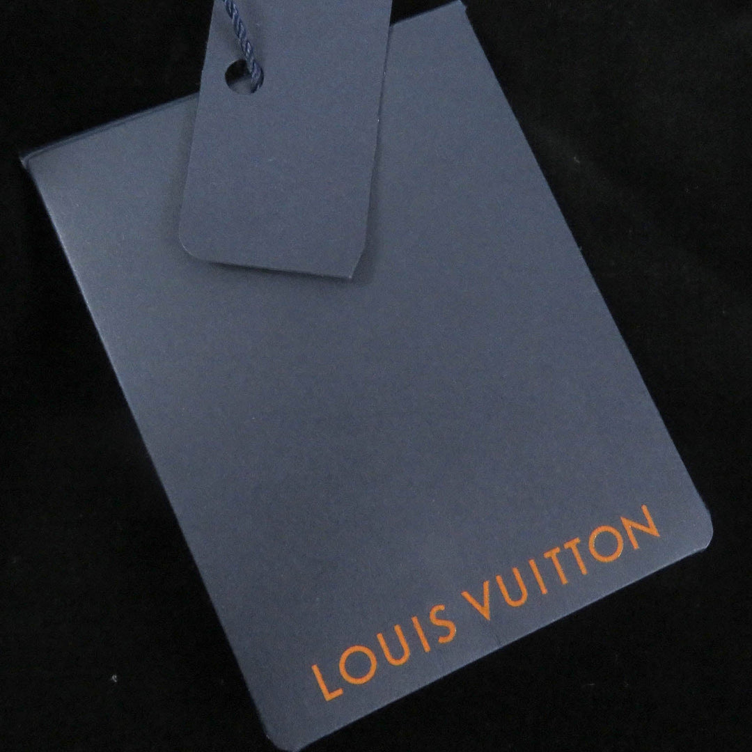 LOUIS VUITTON Jacket Outer: 82% cotton, Outer: 10% wool, Outer: 8% silk, Lining: 40% cupra, Lining: 32% cotton black mens 52 Used Authentic