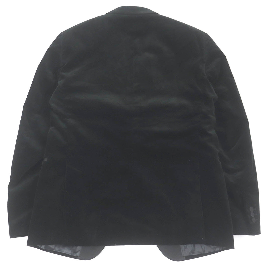 LOUIS VUITTON Jacket Outer: 82% cotton, Outer: 10% wool, Outer: 8% silk, Lining: 40% cupra, Lining: 32% cotton black mens 52 Used Authentic