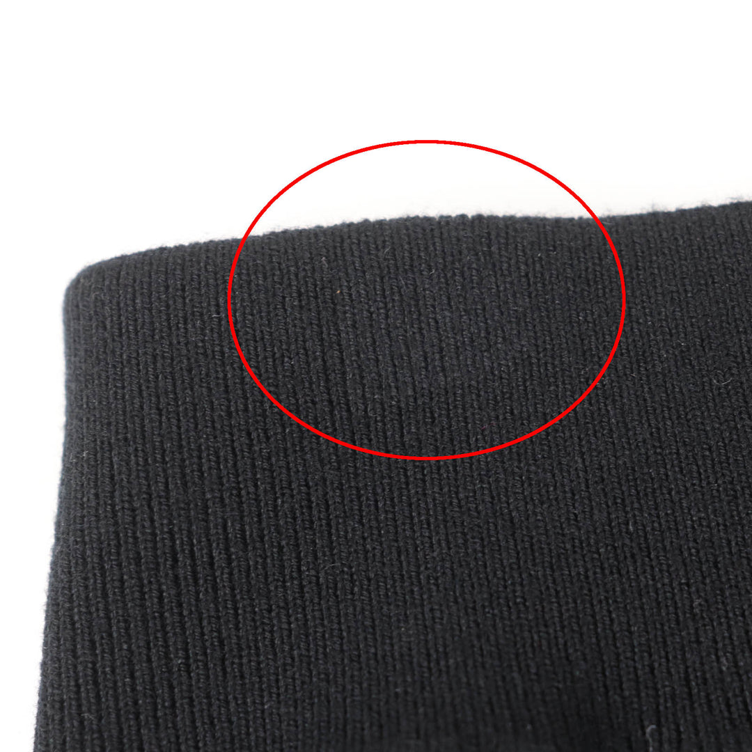 HERMES skirt 3H2300D2 Main: 88% wool, Main: 10% cashmere, Main: 2% polyurethane, Part: 84% wool, Part: 9% cashmere Black Grey Women 34 Used Authentic