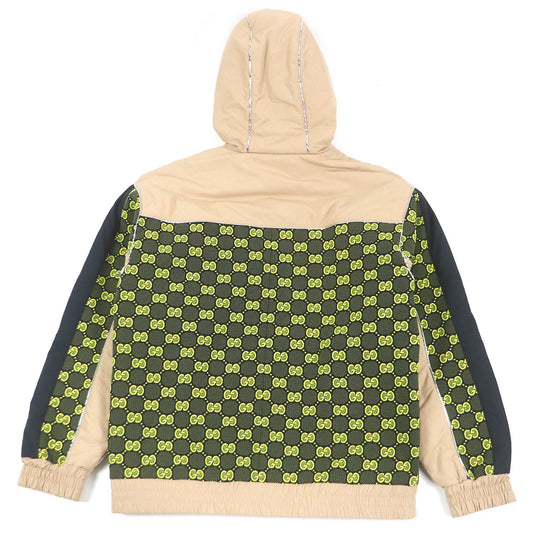 GUCCI Jacket 752157 Outer: 100% nylon, some: 96% nylon, some: 4% polyurethane, some: 61% polyurethane, some: 39% polyester beige mens M Used Authentic