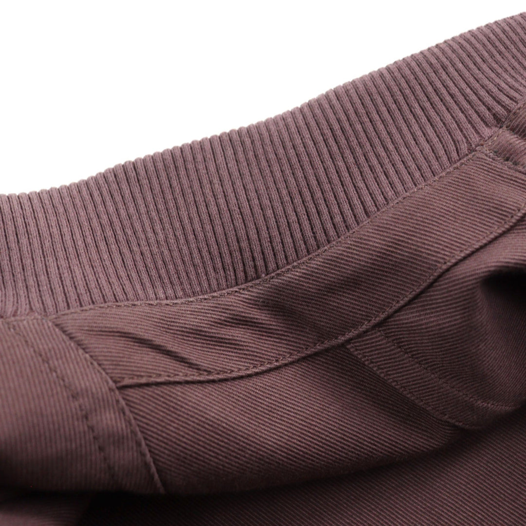 HERMES Jacket 21-5514 Main: 100% cotton, part: 100% nylon, part: 81% cotton, part: 16% nylon, part: 3% polyurethane Purple Khaki Gray mens 54 Used Authentic