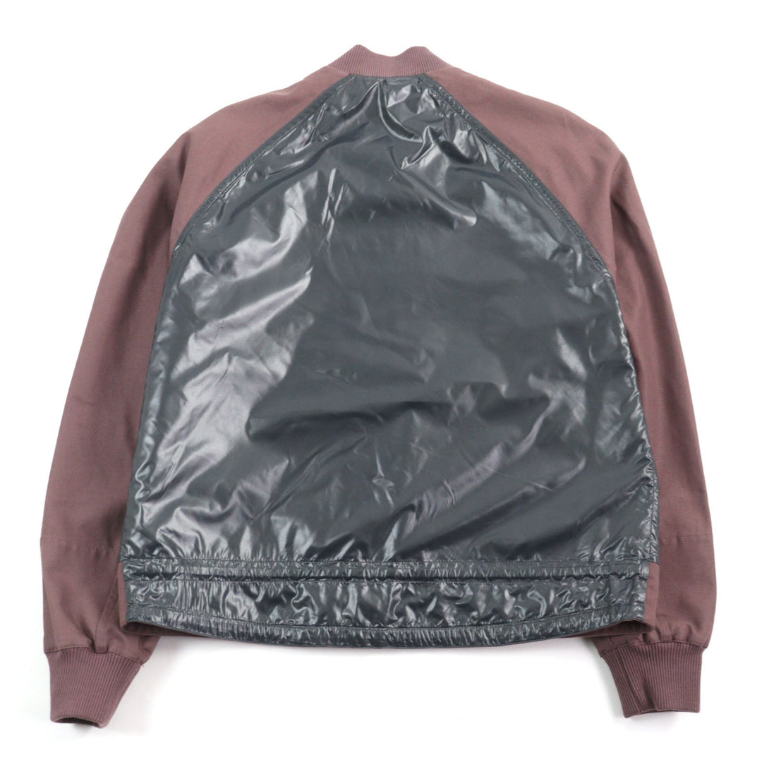 HERMES Jacket 21-5514 Main: 100% cotton, part: 100% nylon, part: 81% cotton, part: 16% nylon, part: 3% polyurethane Purple Khaki Gray mens 54 Used Authentic