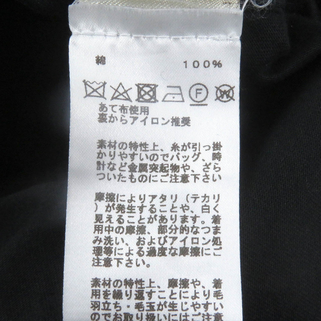 HERMES tops Main: 100% cotton black mens S Used Authentic