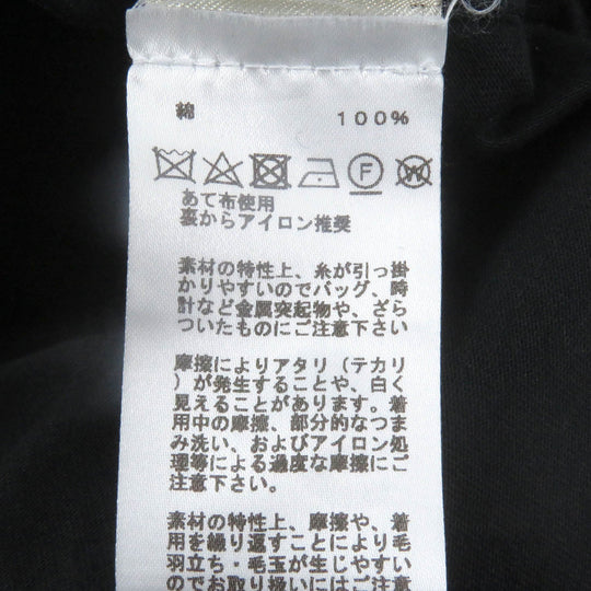 HERMES tops Main: 100% cotton black mens S Used Authentic