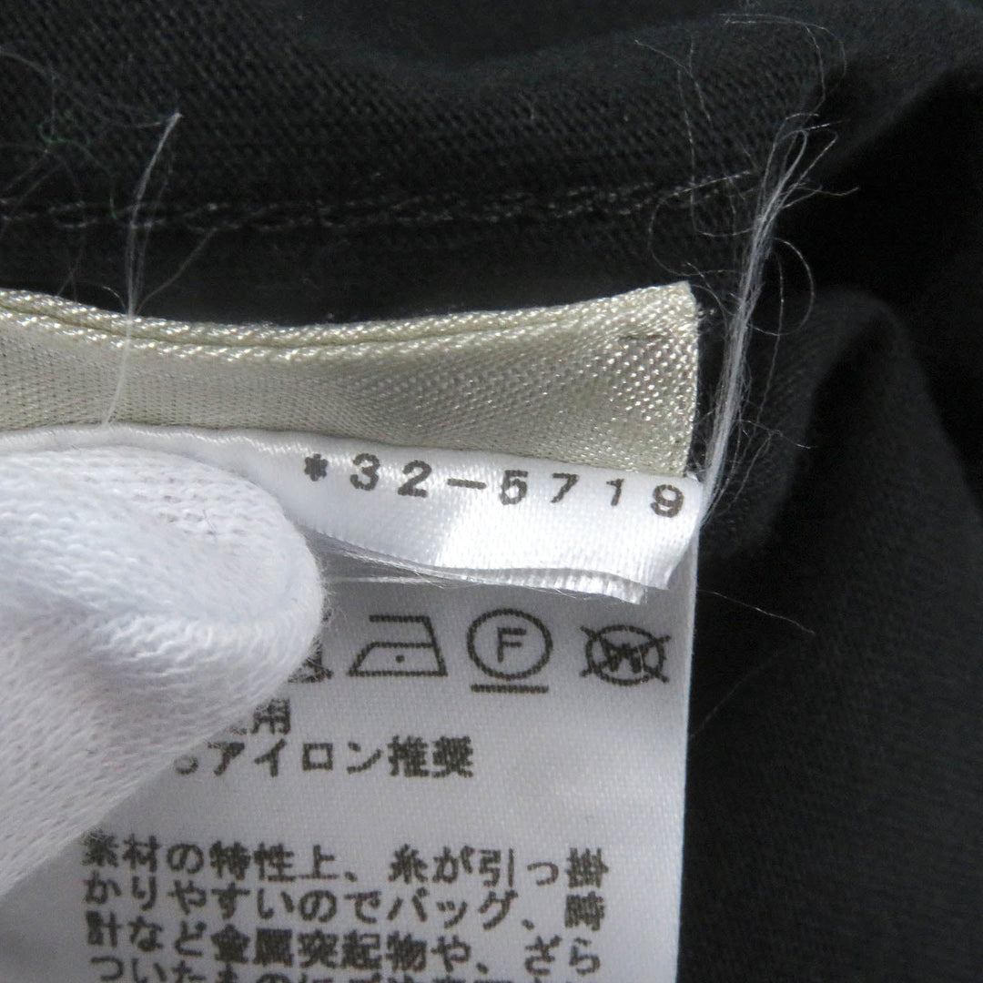 HERMES tops Main: 100% cotton black mens S Used Authentic