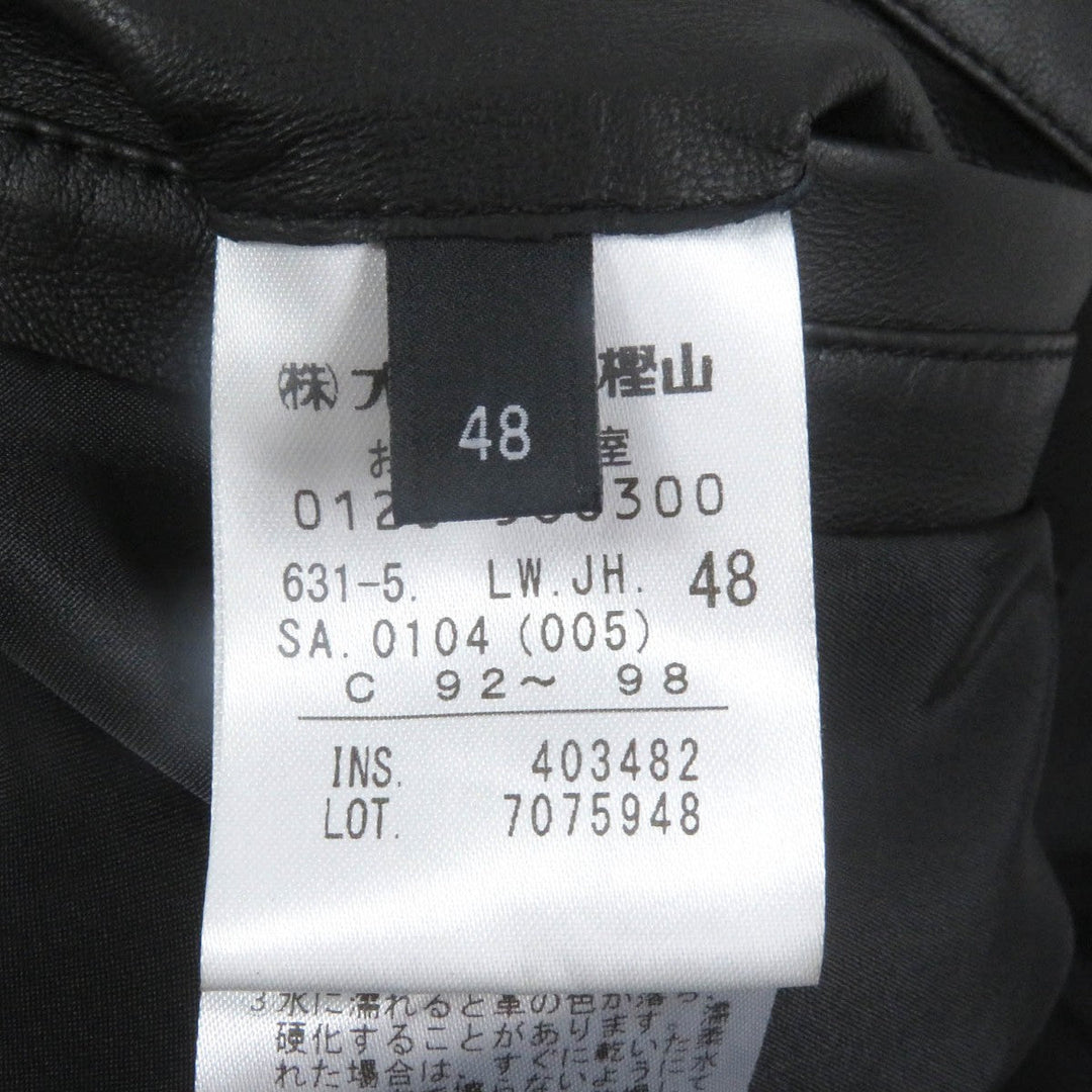 JOSEPH Jacket Outer: Sheepskin, Lining: Polyester, Sleeve Lining: Cupra black mens 48 Used Authentic
