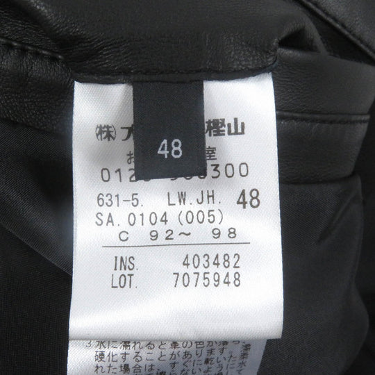 JOSEPH Jacket Outer: Sheepskin, Lining: Polyester, Sleeve Lining: Cupra black mens 48 Used Authentic