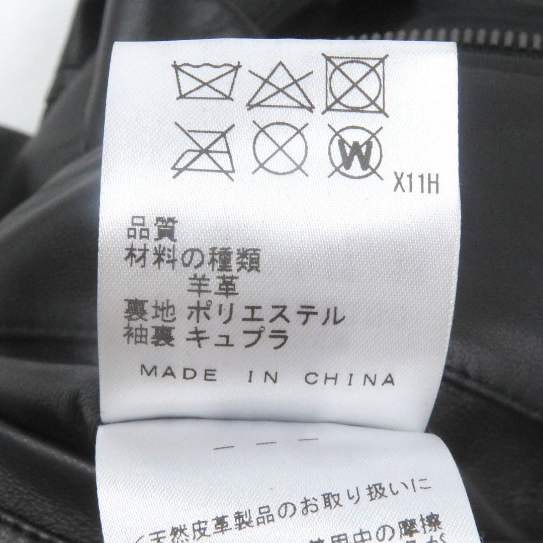 JOSEPH Jacket Outer: Sheepskin, Lining: Polyester, Sleeve Lining: Cupra black mens 48 Used Authentic