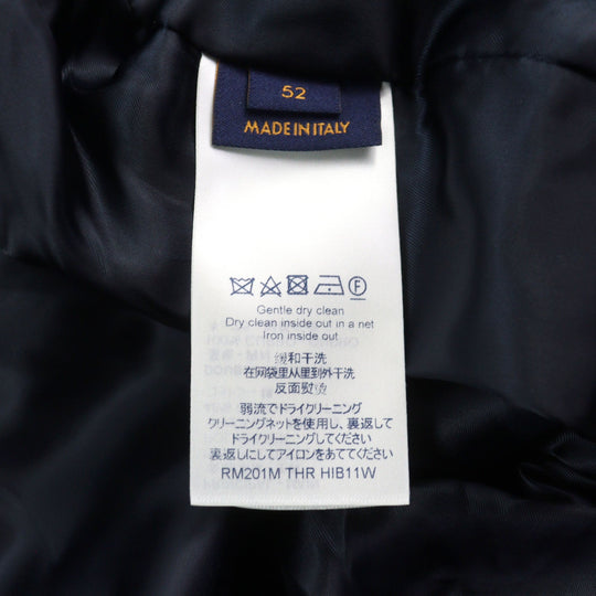 LOUIS VUITTON Blouson HIB11W Outer material: 52% polyester, Outer material: 48% cotton, Lining: 100% cupra Multicolor All-over Pattern mens 52 Used Authentic