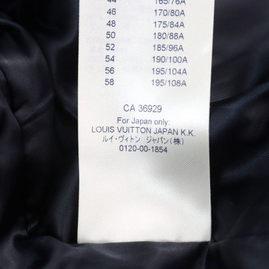 LOUIS VUITTON Blouson HIB11W Outer material: 52% polyester, Outer material: 48% cotton, Lining: 100% cupra Multicolor All-over Pattern mens 52 Used Authentic