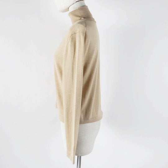 HERMES knit Main: 70% cashmere, Main: 30% silk beige Margiela period Women Used Authentic
