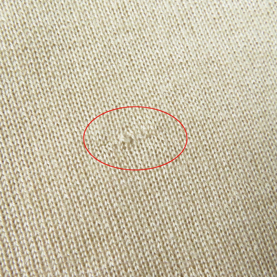 HERMES knit Main: 70% cashmere, Main: 30% silk beige Margiela period Women Used Authentic