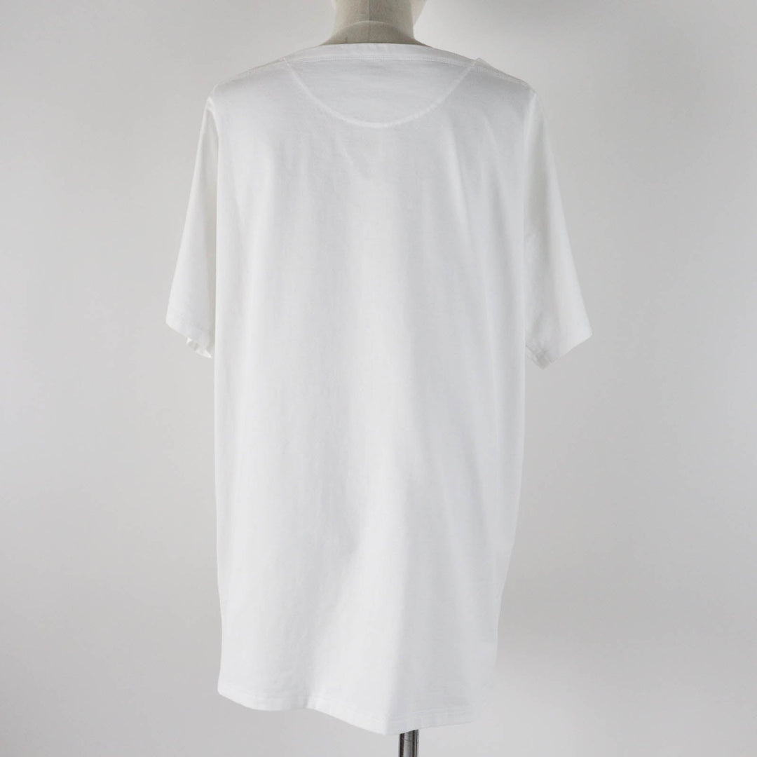 HERMES Short sleeve T-shirt 3H4615DL Main: 100% cotton white Women 38 Used Authentic