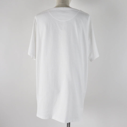 HERMES Short sleeve T-shirt 3H4615DL Main: 100% cotton white Women 38 Used Authentic