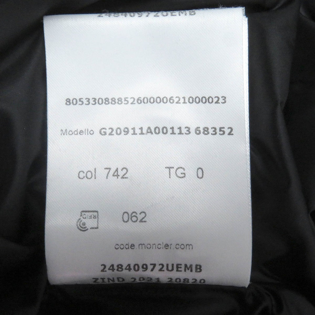 MONCLER Down jacket Nylon Navy JOFFE GIUBBOTTO zero