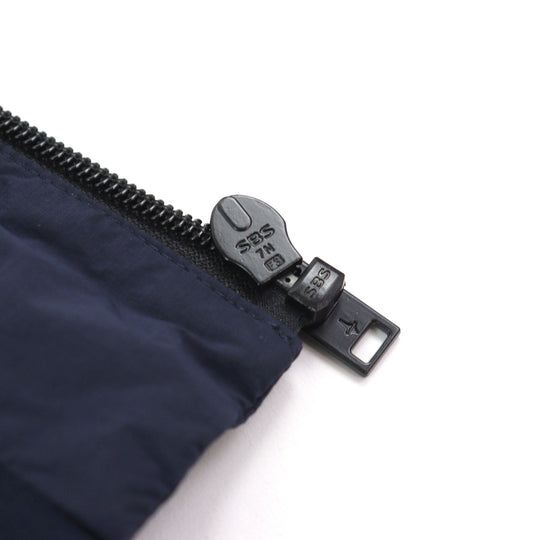 DUNO Down jacket Outer: 86% nylon, Outer: 14% polyurethane, Outer: 82% nylon, Outer: 18% polyurethane, Lining: 90% nylon Navy type mens 44 Used Authentic