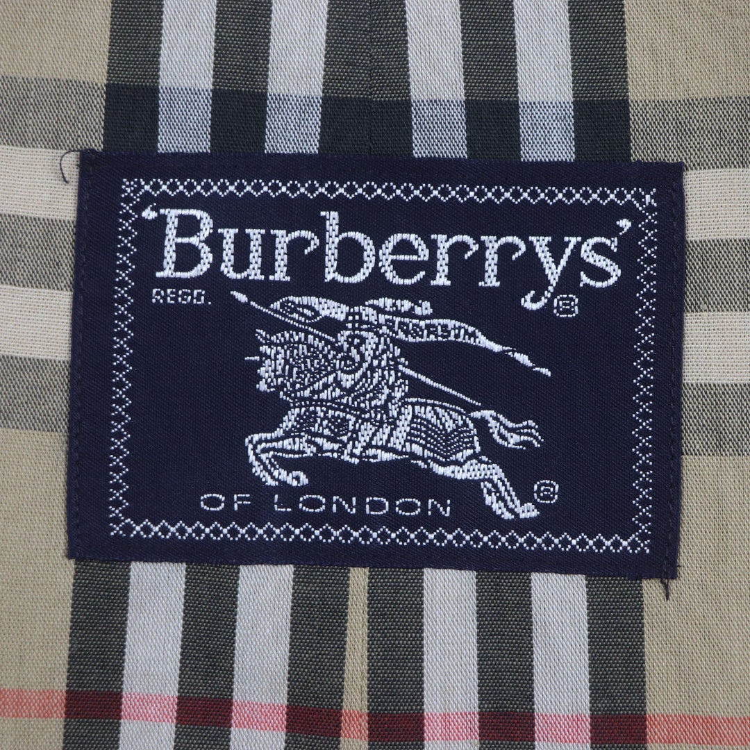 BURBERRY trench coat Outer: 51% cotton, Outer: 49% polyester, Lining: 50% polyester, Lining: 50% cotton beige mens 42 Used Authentic