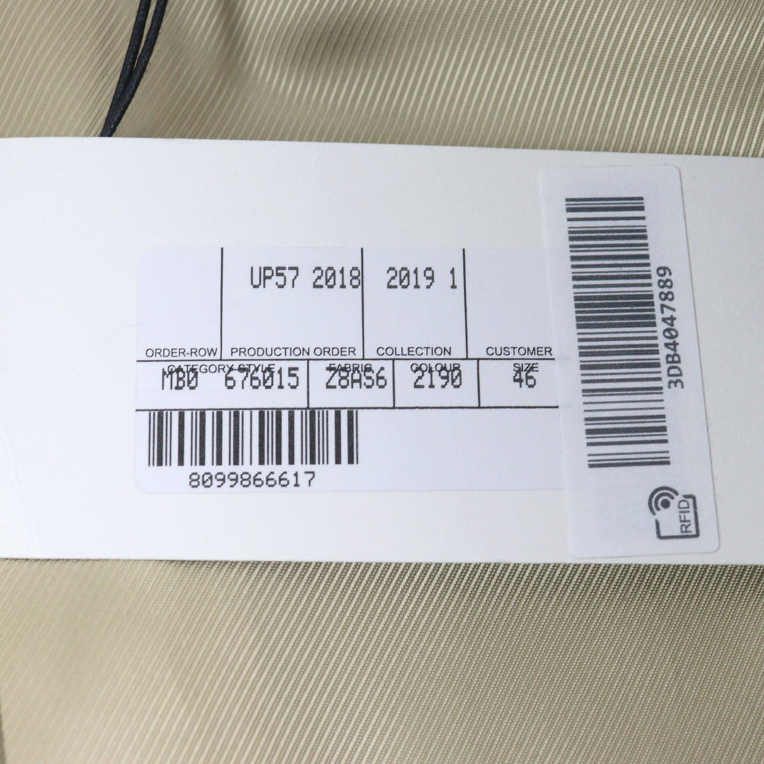 GUCCI coat 676015 Main: 70% cotton, Main: 30% polyester, Lining: 100% rayon, Leather part: sheepskin Beige type The Hacker Project Jumbo GG Coat The Hacker Project Jumbo GG Coat mens 46 Used Authentic
