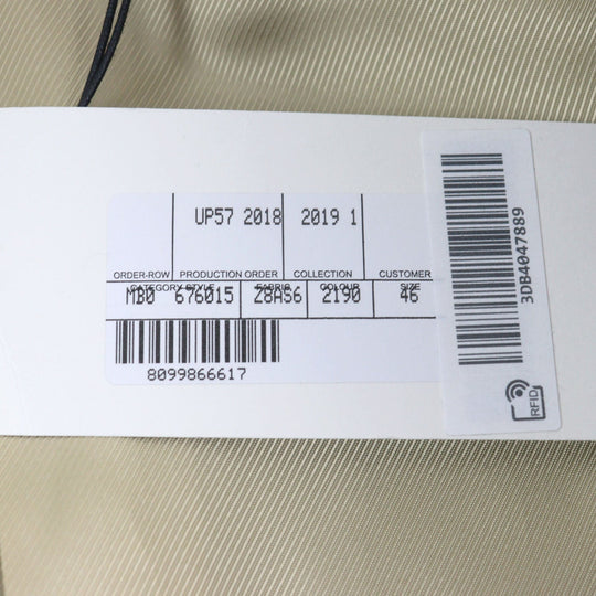GUCCI coat 676015 Main: 70% cotton, Main: 30% polyester, Lining: 100% rayon, Leather part: sheepskin Beige type The Hacker Project Jumbo GG Coat The Hacker Project Jumbo GG Coat mens 46 Used Authentic