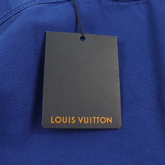 LOUIS VUITTON Denim Jacket HMA83W Main: 100% cotton, Leather part: Cowhide Blue pink Amen Break Cropped Gradient Denim Jacket mens 48 Used Authentic