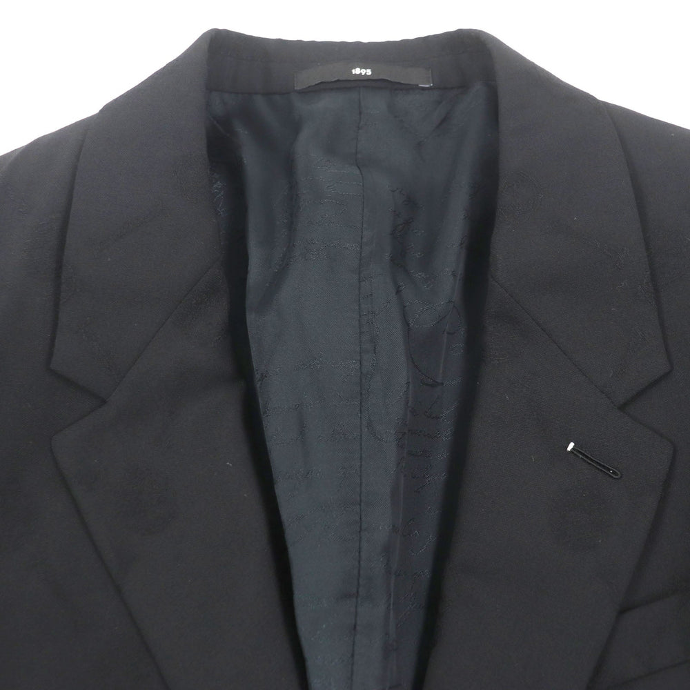 Berluti tailored jacket Outer: 100% wool, Lining: 100% cupra black mens 50 Used Authentic