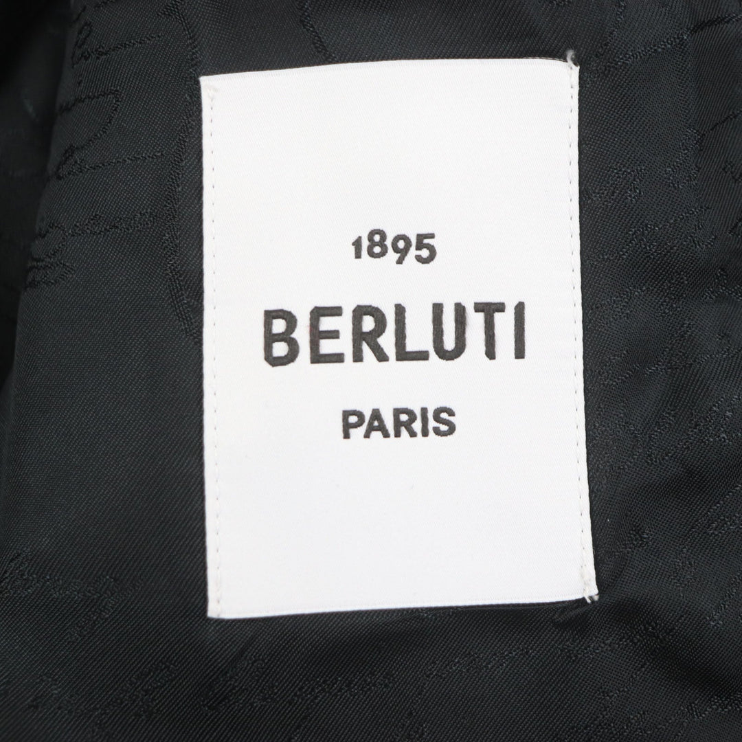 Berluti tailored jacket Outer: 100% wool, Lining: 100% cupra black mens 50 Used Authentic