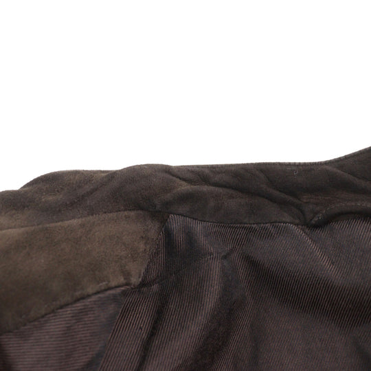 Dunhill leather jacket Main: Goatskin, Lining: 64% cotton, Lining: 36% cupra Brown mens XS Used Authentic