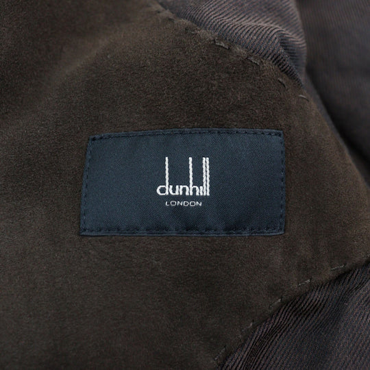 Dunhill leather jacket Main: Goatskin, Lining: 64% cotton, Lining: 36% cupra Brown mens XS Used Authentic