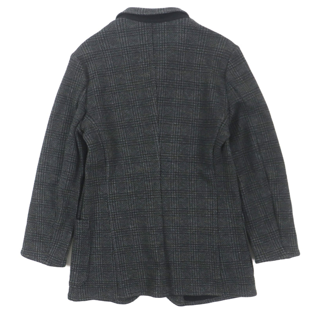 EMPORIO ARMANI tailored jacket Outer material: 82% wool, Outer material: 18% cotton Dark gray mens 46 Used Authentic