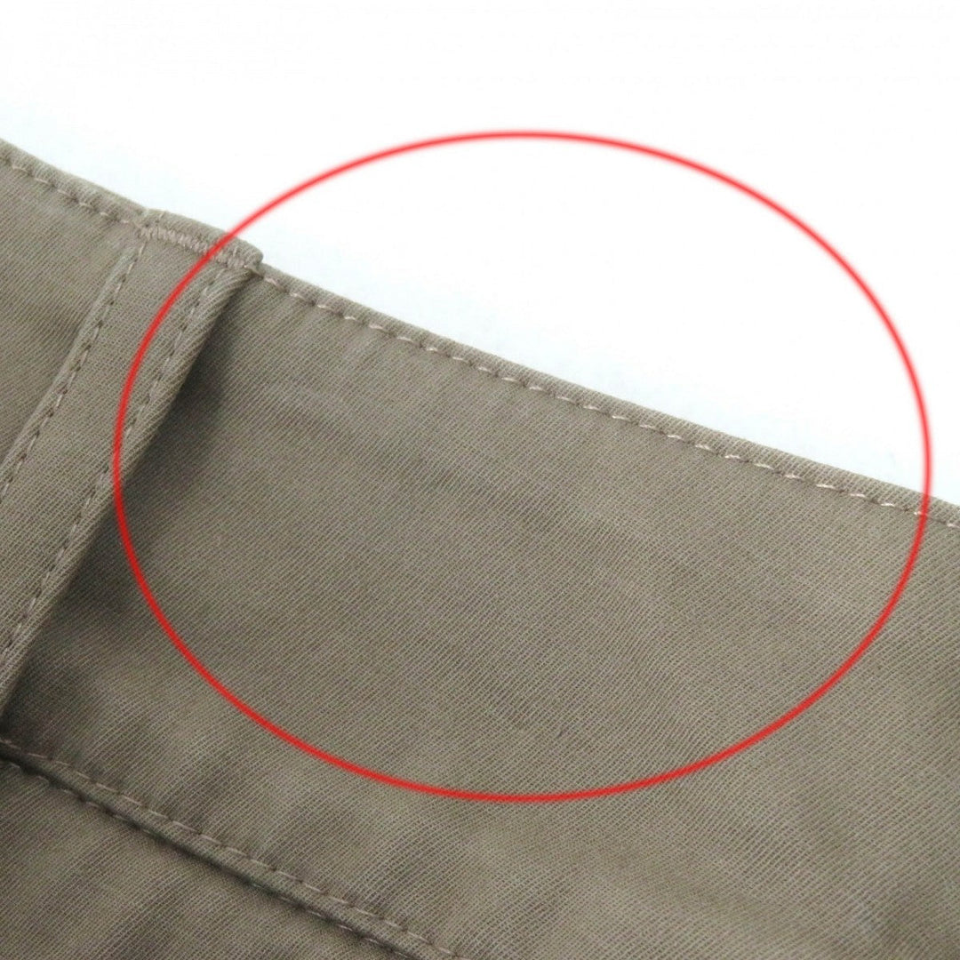 HERMES Pants 3H0426DN cotton Brown type 36