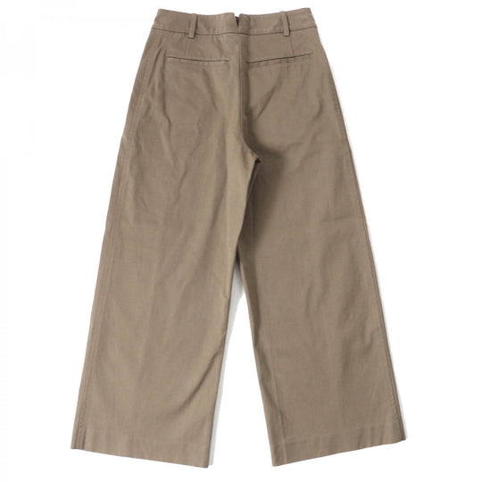 HERMES Pants 3H0426DN cotton Brown type 36