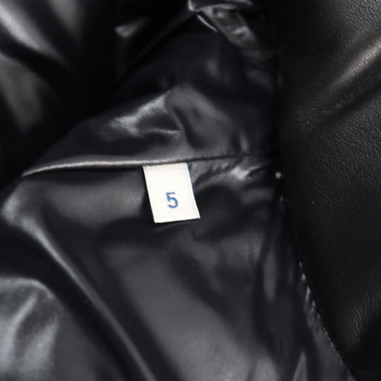 MONCLER Down jacket E20914183105 50118 Outer: Sheepskin, Lining: 100% nylon, Filling: 90% down, Filling: 10% feather black DASSIN GIUBBOTTO mens 5 Used Authentic