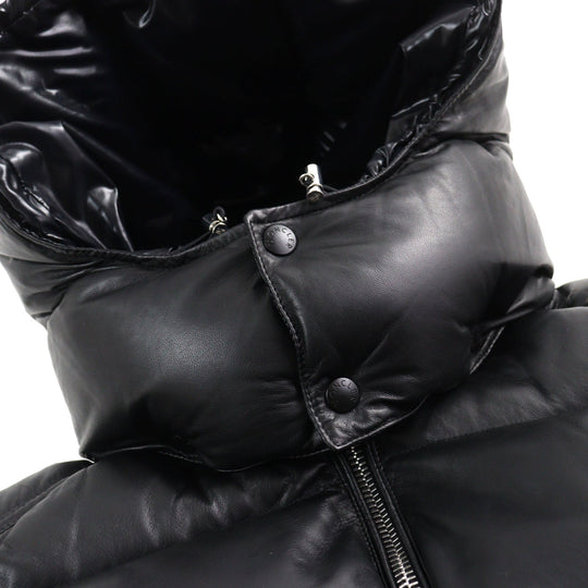 MONCLER Down jacket E20914183105 50118 Outer: Sheepskin, Lining: 100% nylon, Filling: 90% down, Filling: 10% feather black DASSIN GIUBBOTTO mens 5 Used Authentic