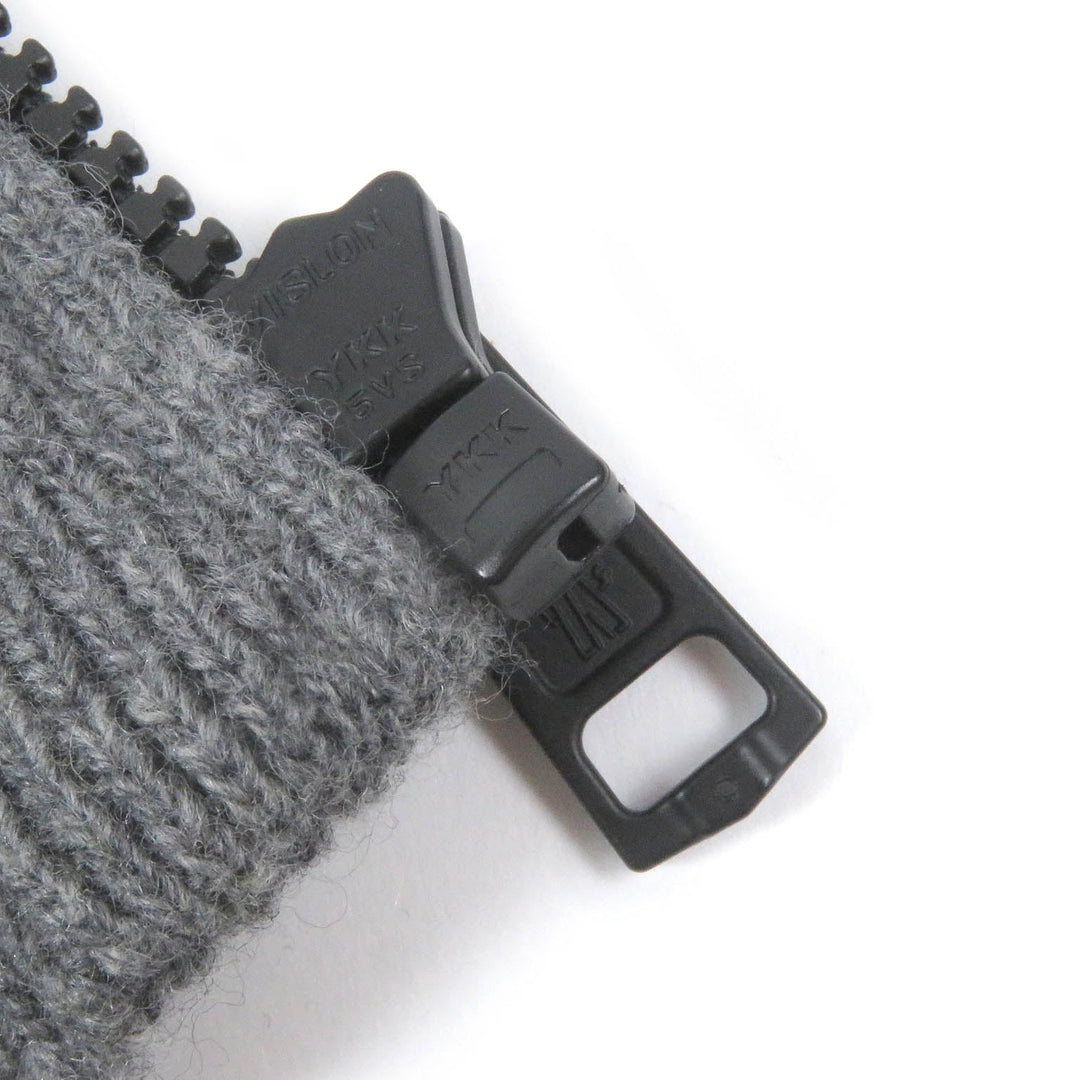 MONCLER GENIUS 5 Hoodie Main: 100% wool, Main: 100% cotton Gray black MAGLIONE TRICOT CARDIGAN mens M Used Authentic