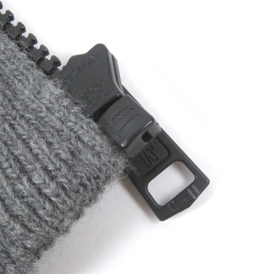 MONCLER GENIUS 5 Hoodie Main: 100% wool, Main: 100% cotton Gray black MAGLIONE TRICOT CARDIGAN mens M Used Authentic