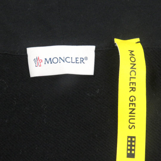 MONCLER GENIUS 5 Hoodie Main: 100% wool, Main: 100% cotton Gray black MAGLIONE TRICOT CARDIGAN mens M Used Authentic