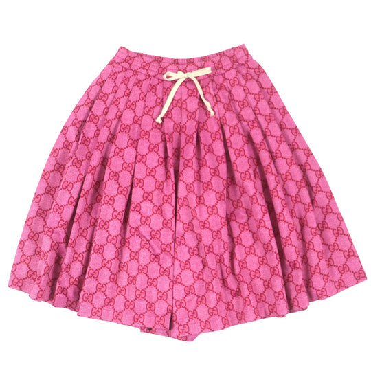 GUCCI Shorts 550599 Outer material: 55% polyester, Outer material: 45% cotton, Part: 100% nylon Pink red Women S Used Authentic