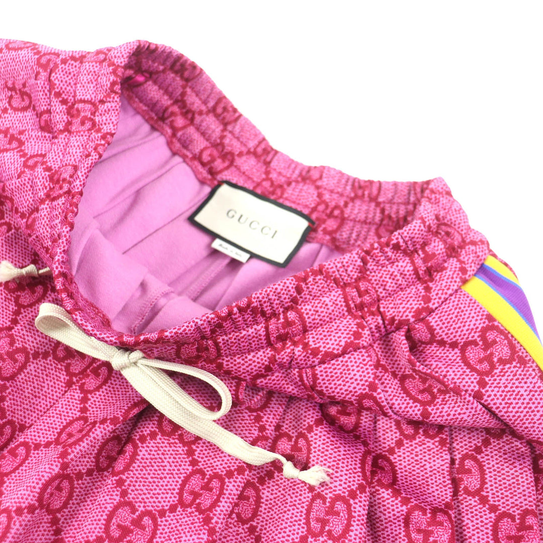 GUCCI Shorts 550599 Outer material: 55% polyester, Outer material: 45% cotton, Part: 100% nylon Pink red Women S Used Authentic