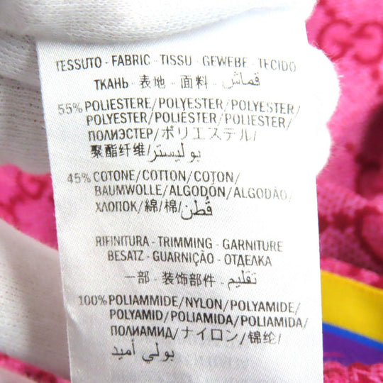 GUCCI Shorts 550599 Outer material: 55% polyester, Outer material: 45% cotton, Part: 100% nylon Pink red Women S Used Authentic