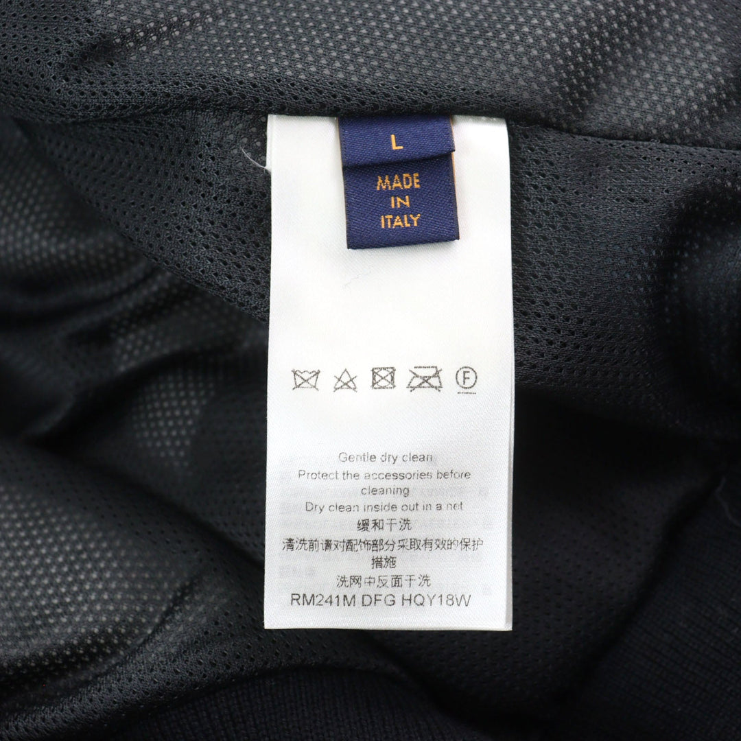 LOUIS VUITTON Jacket HQY18W Outer: 55% polyester, Outer: 45% acrylic, Lining: 85% polyester, Lining: 15% polyurethane, Part: 100% nylon multicolor mens L Used Authentic