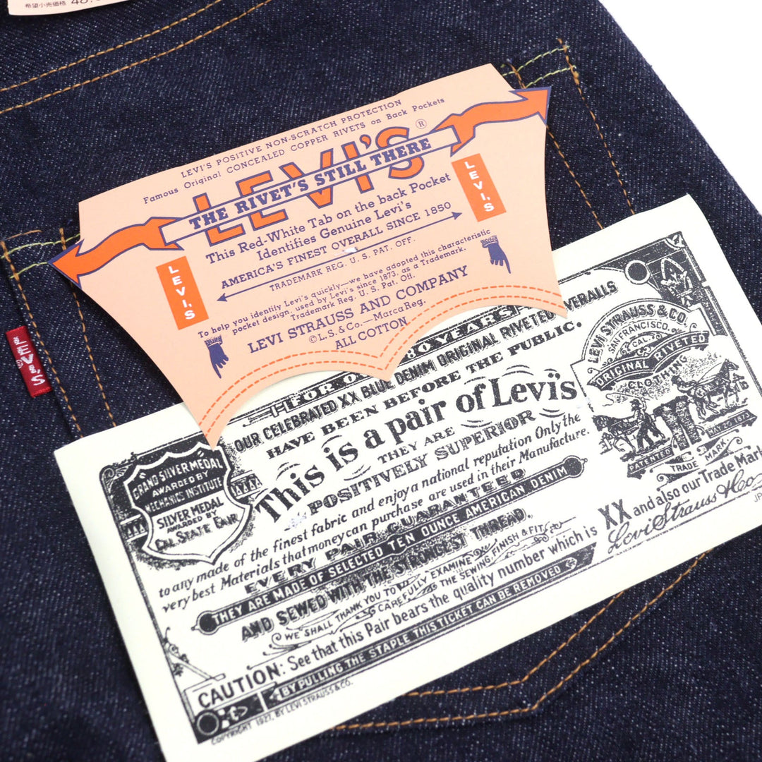 LEVI'S VINTAGE CLOTHING Denim pants 55501-0117 Main: 100% cotton Indigo blue 501XX mens W 31 Used Authentic