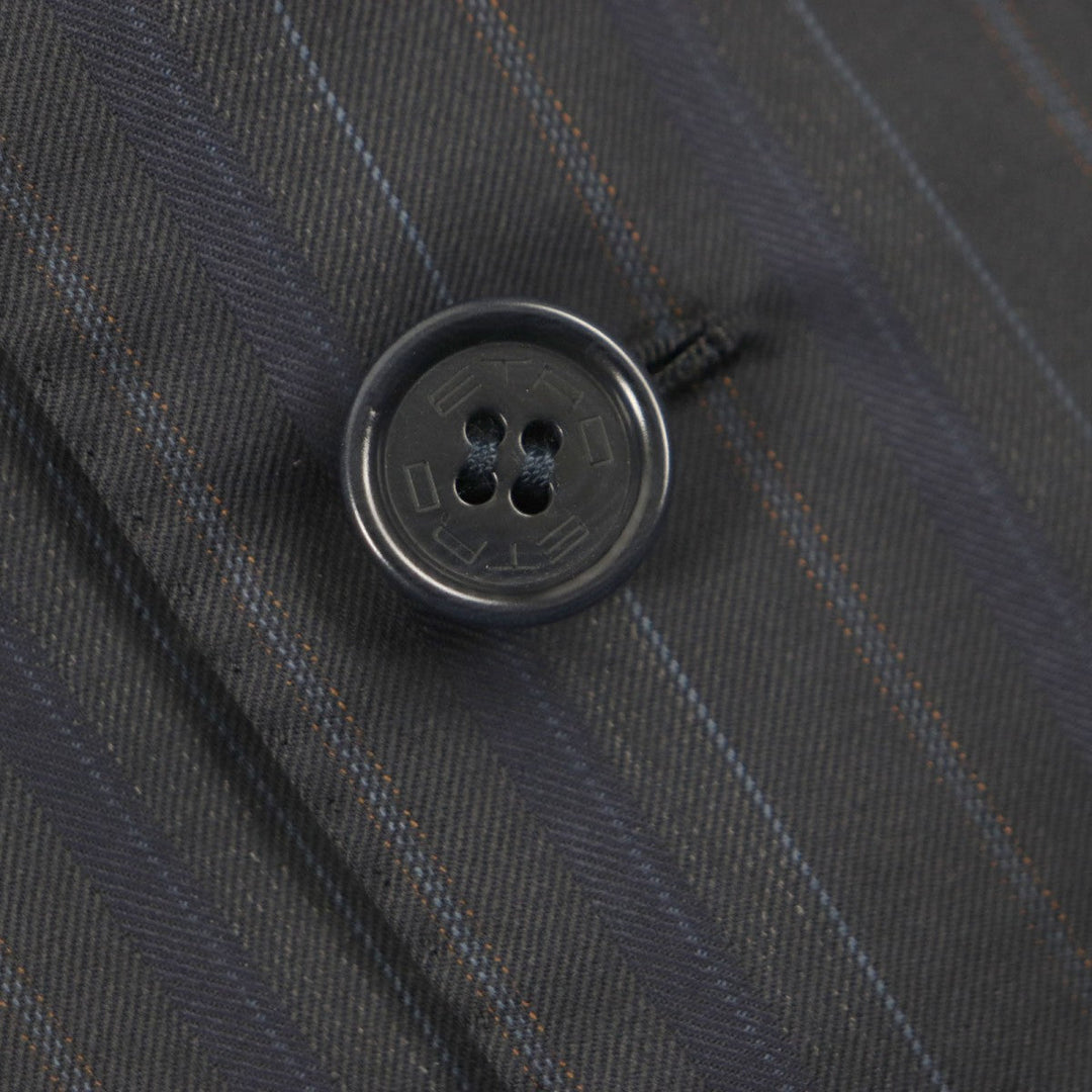 ETRO setup Outer: 100% wool, Lining: 100% silk, Sleeve lining: 60% acetate, Sleeve lining: 40% rayon Black navy mens 48 Used Authentic