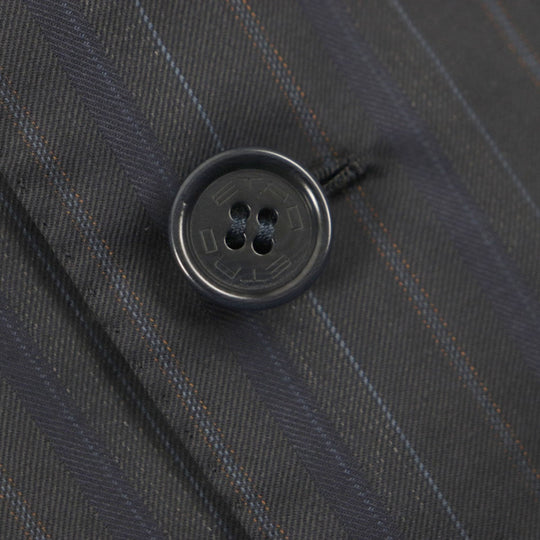 ETRO setup Outer: 100% wool, Lining: 100% silk, Sleeve lining: 60% acetate, Sleeve lining: 40% rayon Black navy mens 48 Used Authentic