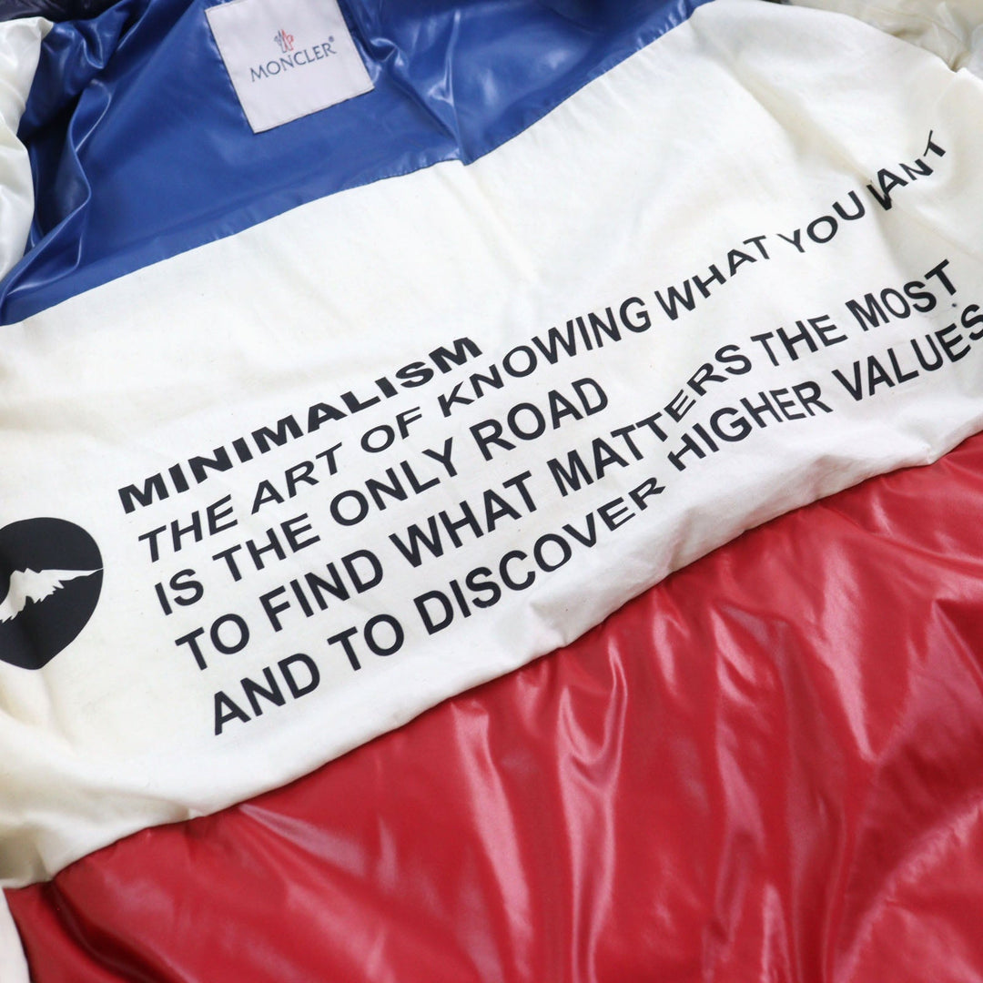 MONCLER Down jacket G20911A00122 595HM Outer: 100% nylon, Part: 50% acrylic, Part: 50% wool, Lining: 100% nylon, Lining: 100% cotton Navy MARTINEAU GIUBBOTTO mens 1 Used Authentic