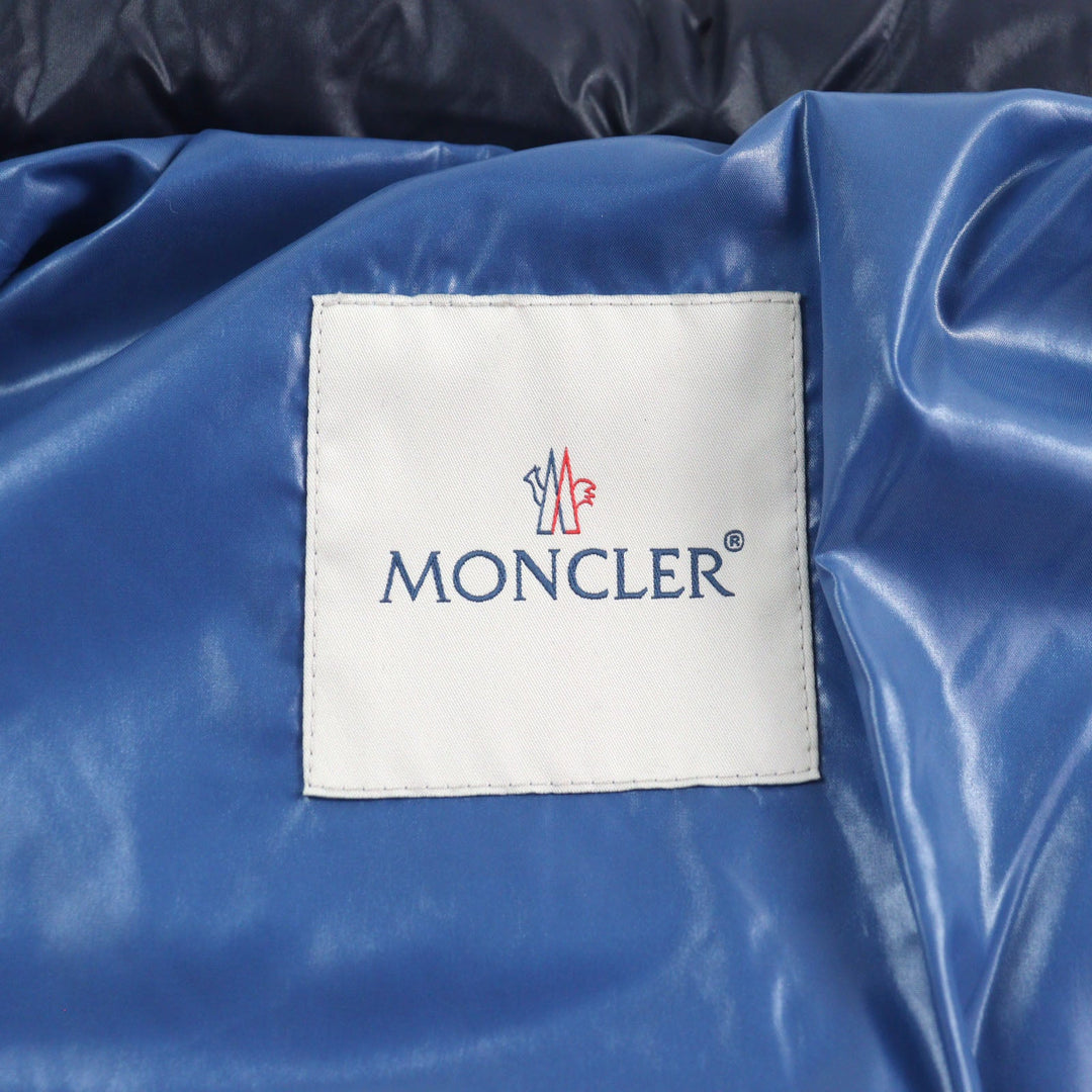 MONCLER Down jacket G20911A00122 595HM Outer: 100% nylon, Part: 50% acrylic, Part: 50% wool, Lining: 100% nylon, Lining: 100% cotton Navy MARTINEAU GIUBBOTTO mens 1 Used Authentic